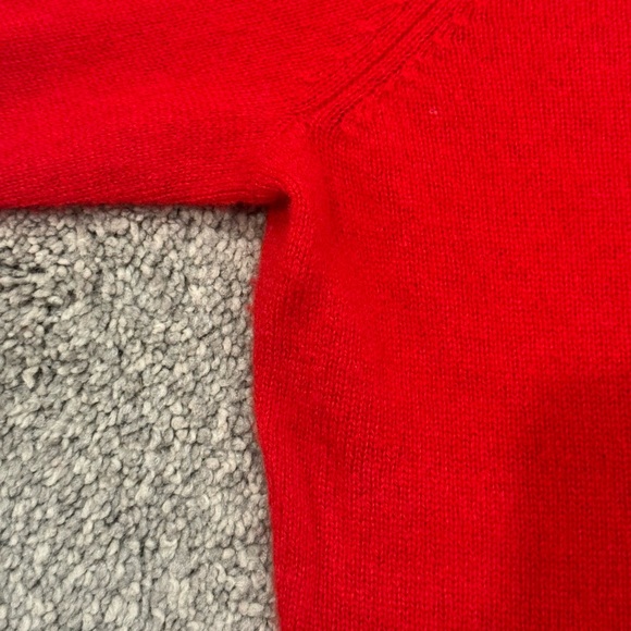 Charter Club Red Cashmere Sweater - Picture 6 of 10